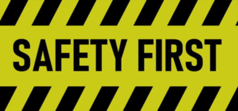 Safety First Awareness Sign Vector Illustration