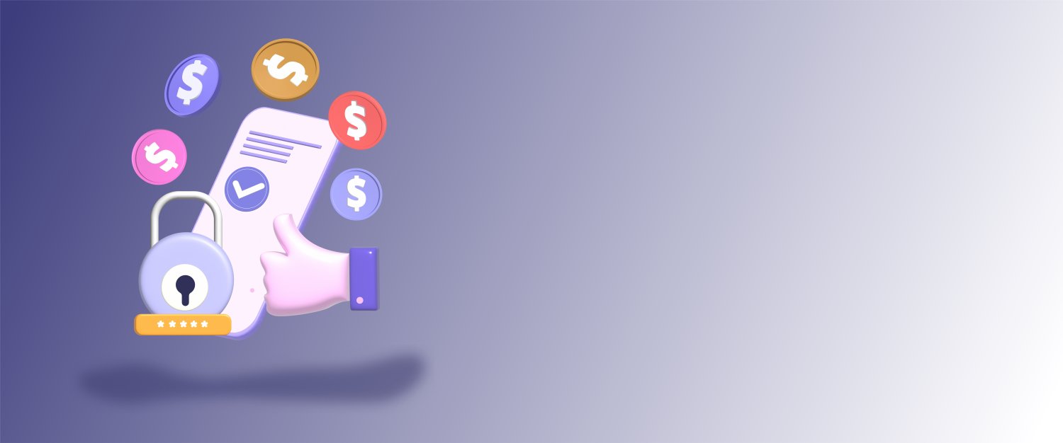 Online Secure Payment JPG image – Safe Digital Money Transfer Design