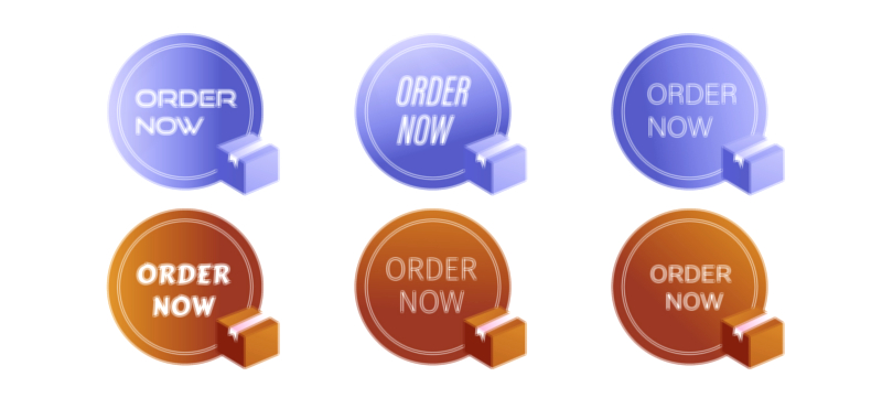 Order Now Button Vector Illustration – Digital E-Commerce Purchase Design