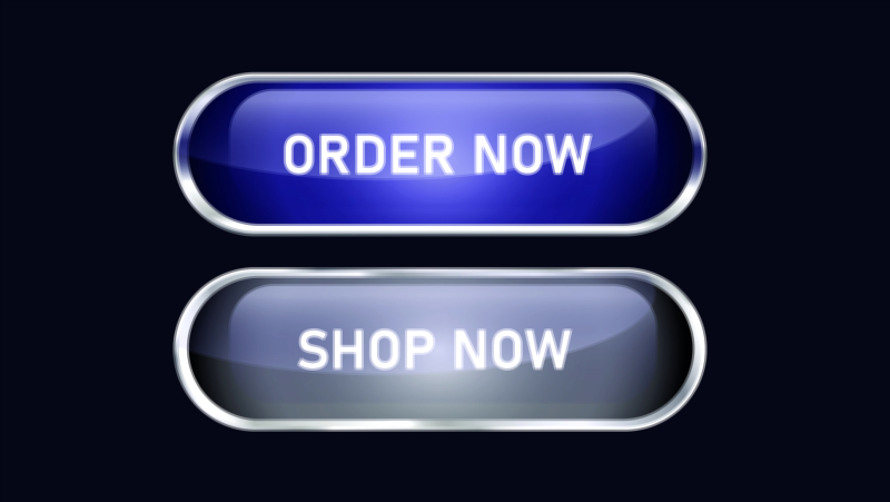 Order Now Shop Now Button Vector Illustration – Modern E-Commerce Call-to-Action Design