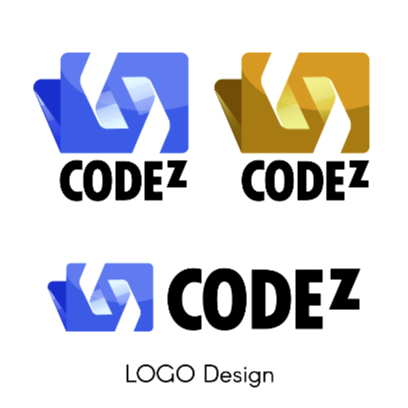 Stylish unique coding logo vector illustration for modern tech and programming design