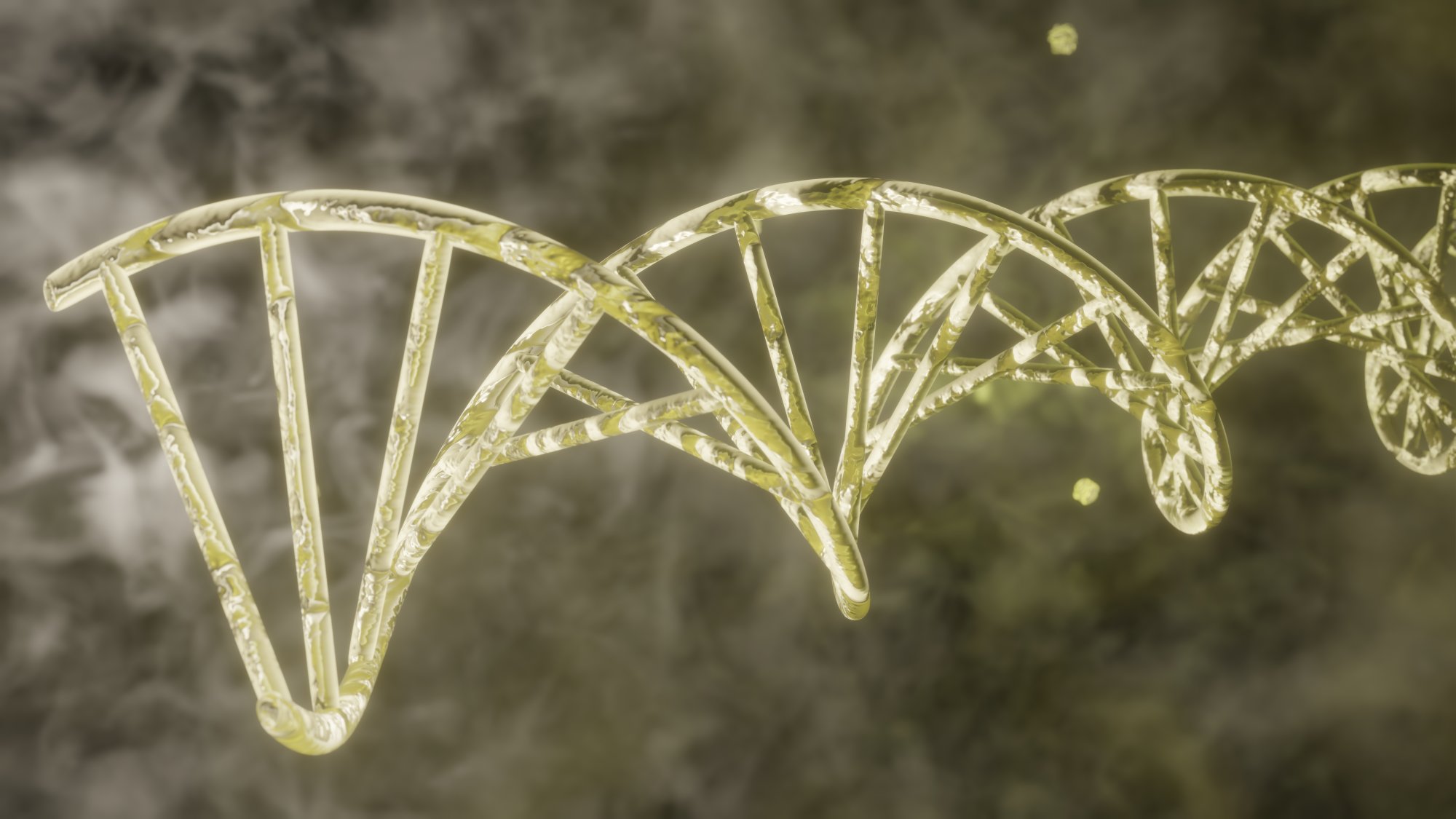 DNA Deoxyribonucleic Acid Explained Through a High Detail 3D Rendered Illustration