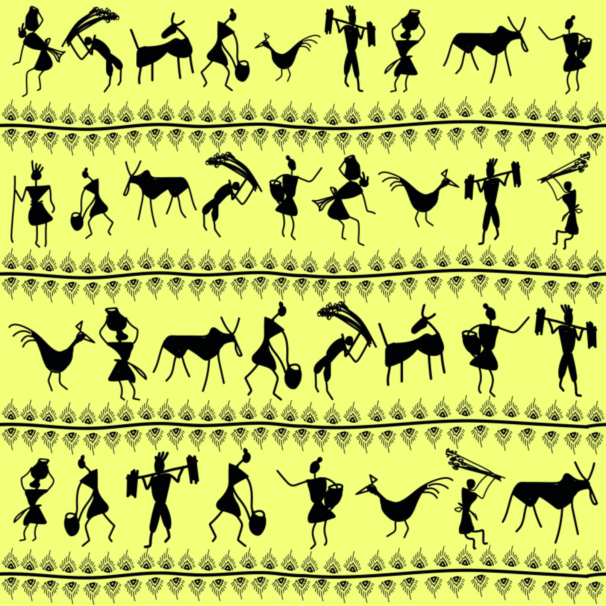 Tribal Rare Art Scalable Vector – Ready-to-Print Unique Patterns for Textiles, Home Decor, and Creative Design Projects