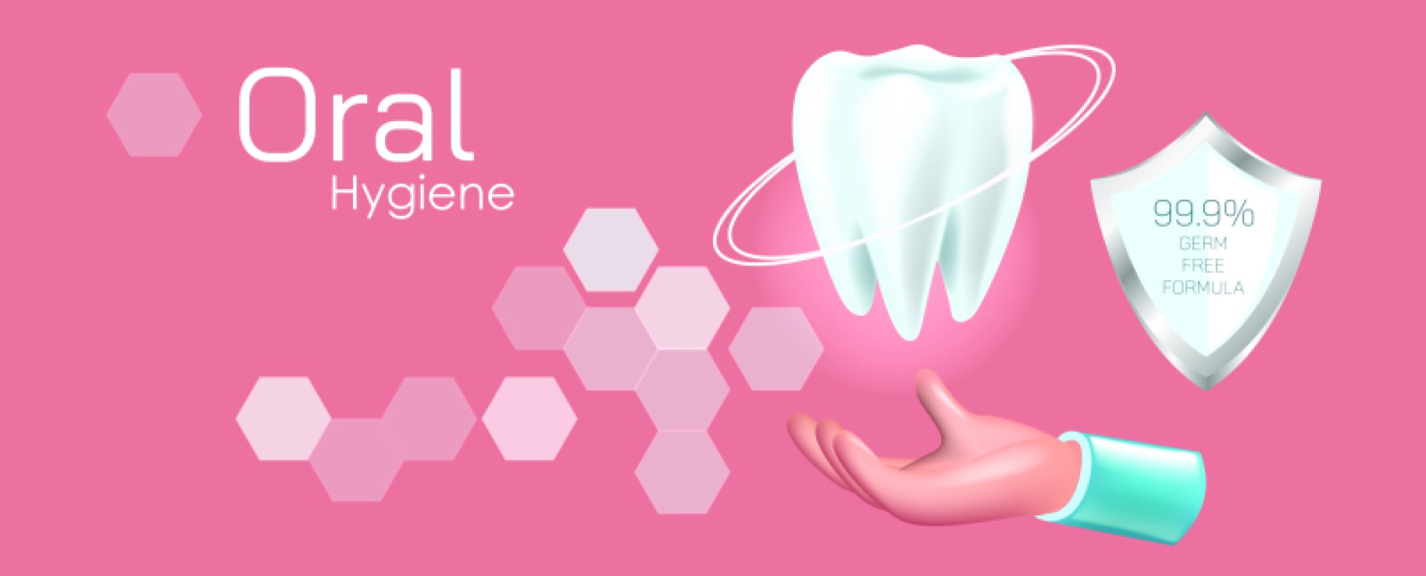Comprehensive Dental Care, Oral Hygiene, and Protection Vector Template: Editable Design for Teeth, Gums, and Preventive Health Education