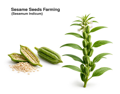 Sesame or Sesamum indicum Farming : Soil Requirements, Irrigation Methods, Climate Adaptation, and Global Growing Regions