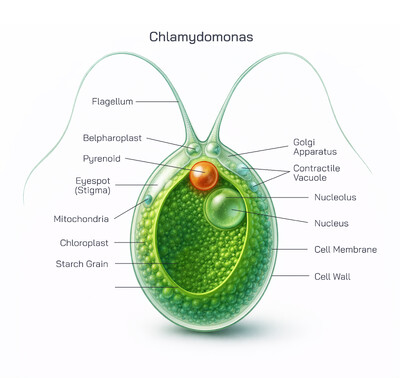 What Is Chlamydomonas? – Structure, Characteristics, Life Cycle, and Biological Importance