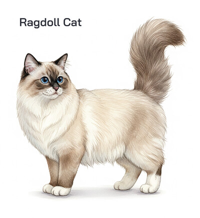 Characteristics of Ragdoll Cat: Appearance, Temperament, Behavior, Care, Health and Lifestyle
