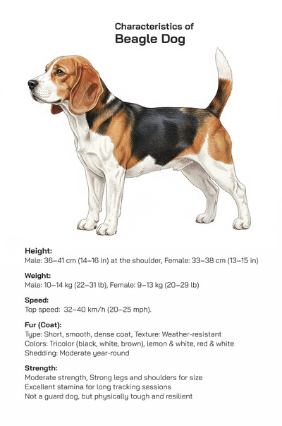 Characteristics of Beagle Dog: Appearance, Behavior, Intelligence, and Family Compatibility