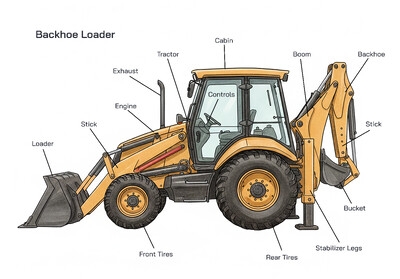 Backhoe Loader Explained: Characteristics, Working Mechanism, Applications, and Importance in Construction