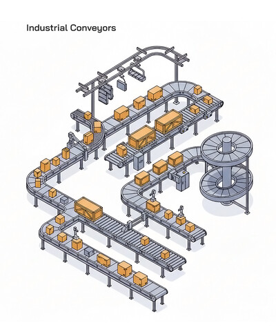 Industrial Conveyors Explained: Uses, Types, Belt Varieties, Working Principles, and Importance in Modern Industry