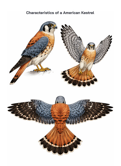 Characteristics of the American Kestrel Explained: Appearance, Behavior, Hunting Style, Habitat, and Ecological Role