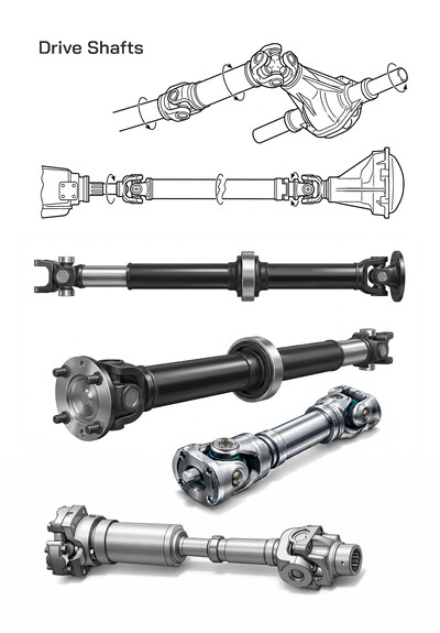 Drive Shaft Explained: Types, Working Principle, Mechanism, Uses, and Industrial Importance
