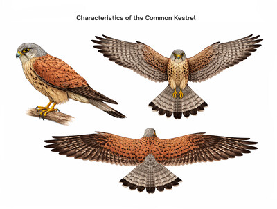 Characteristics of the Common Kestrel Explained: Appearance, Behavior, Hunting Style, Habitat, Diet, and Ecological Importance