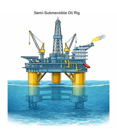 Semi-Submersible Rigs and How They Work: Design, Operation, Components, and Deepwater Offshore Drilling Explained