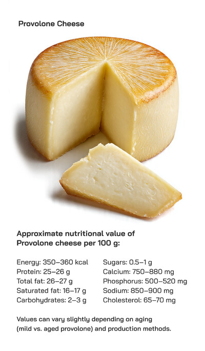 Provolone Cheese Guide: Characteristics, Taste, Production, Nutrition, Uses, and Global Popularity