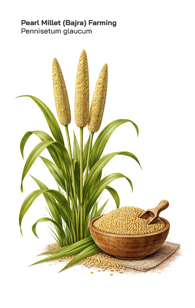 Pearl Millet (Bajra) Farming Explained: Climate, Environment, Growing Regions, and Global Consumption Popularity